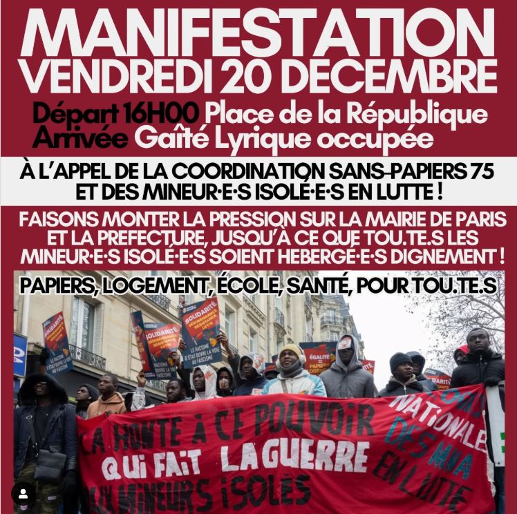 Mobilisation solidarités sans-papiers